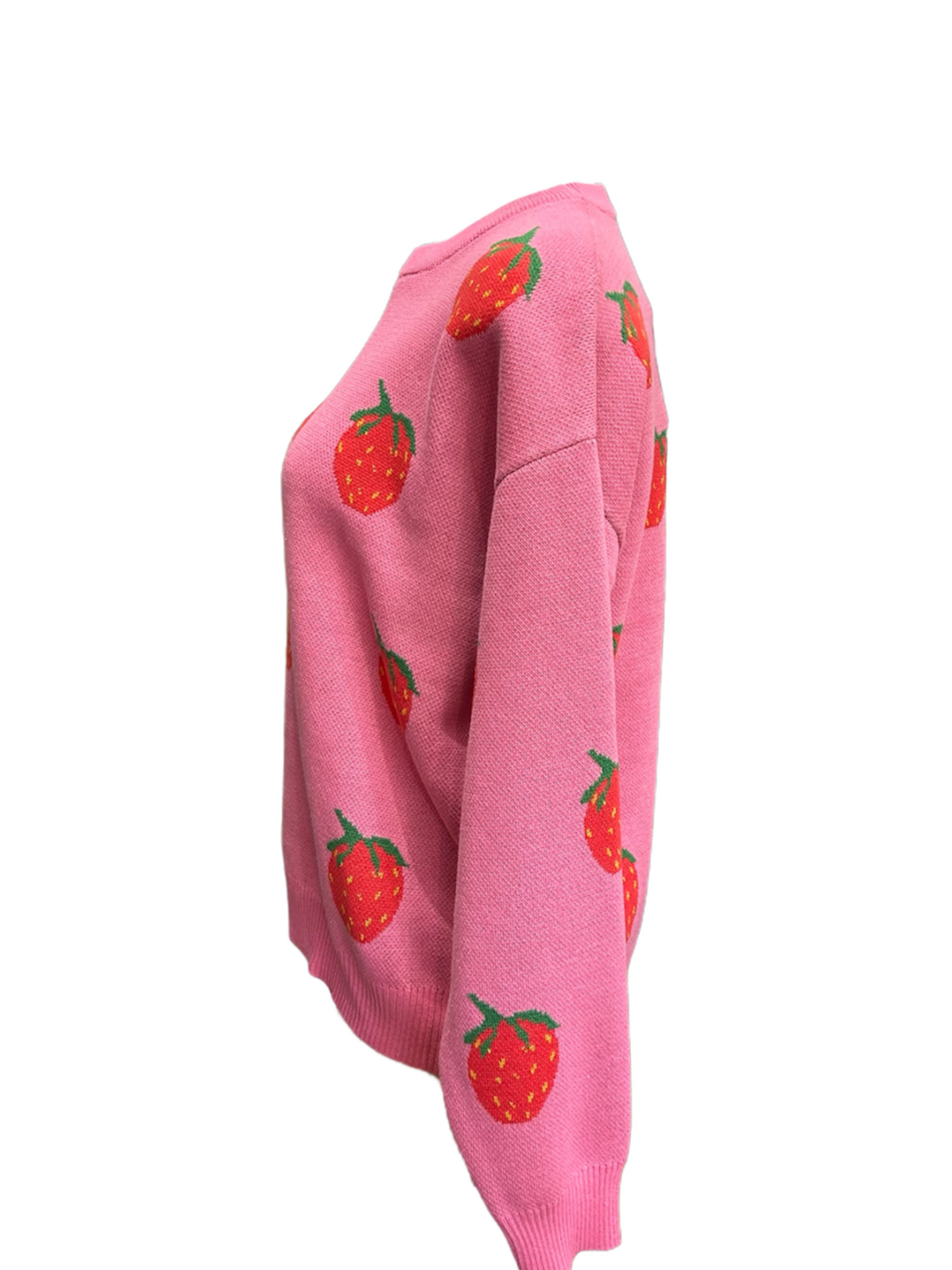 Strawberry Knit Pullover