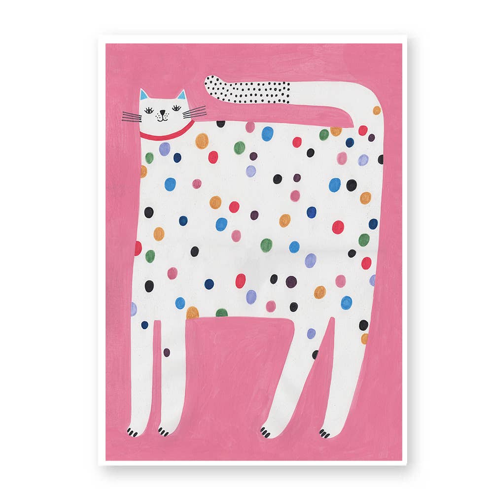SPOTTED CAT print