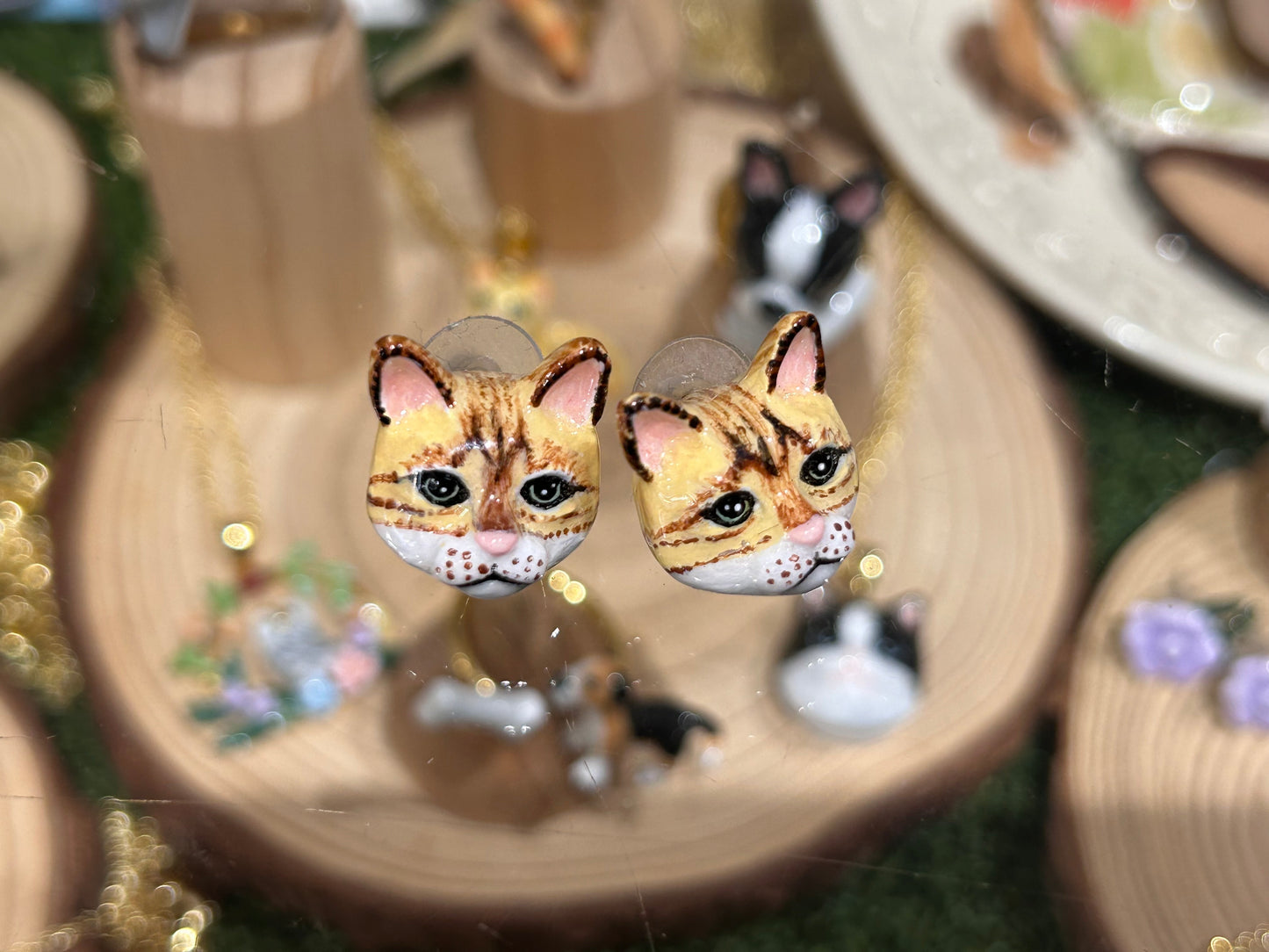 Handmade Cat Earrings