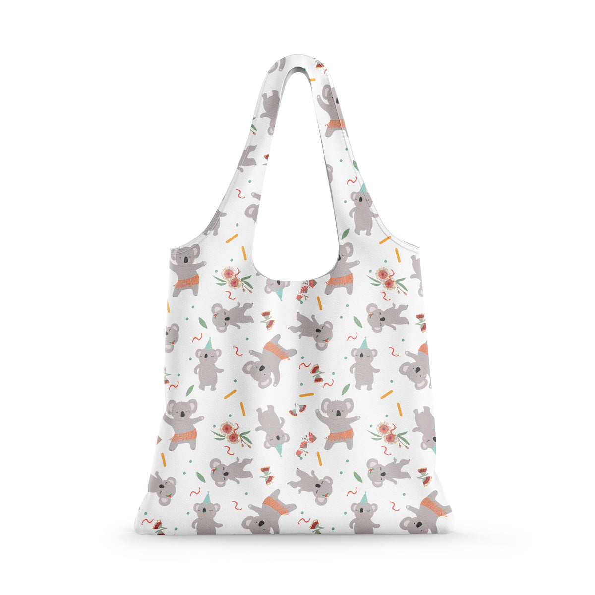 Reusable Shopping Bag - Dancing Koala Eco Tote by Suki McMaster