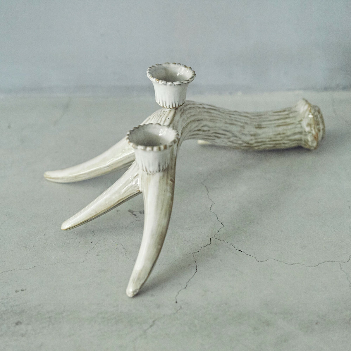Ceramic Deer Antler Candle holder