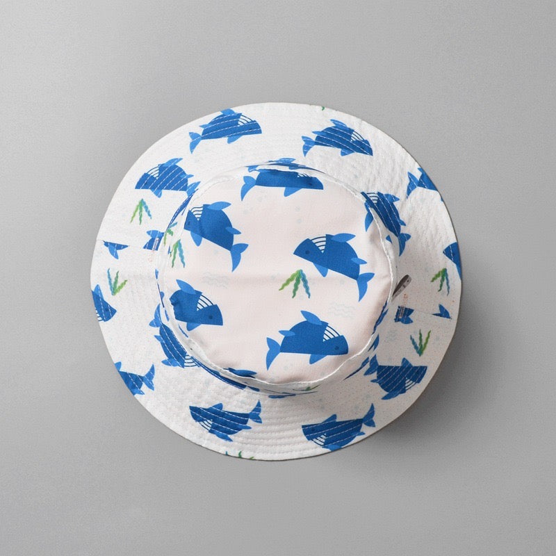 Cute Shark reversible bucket hat