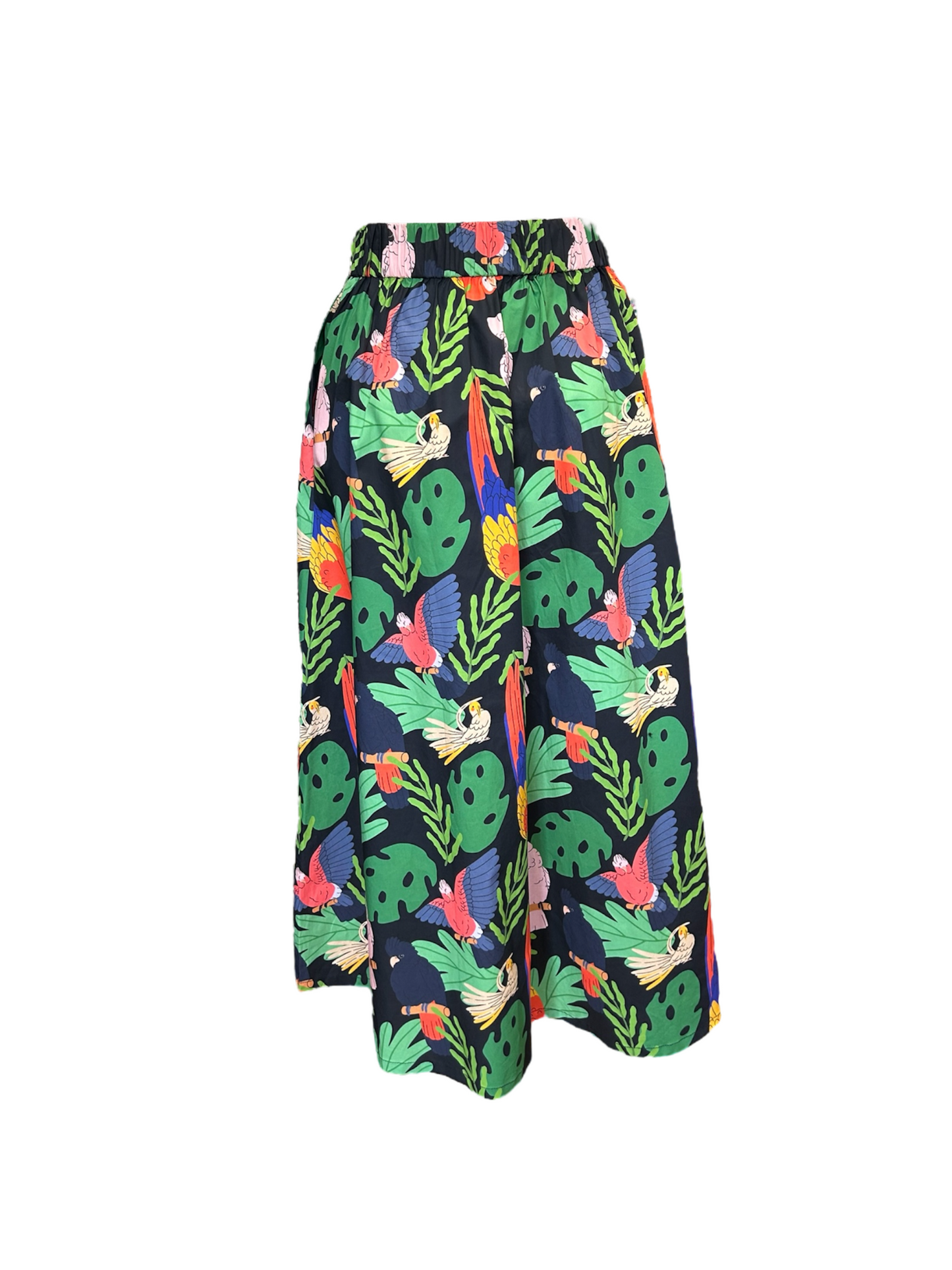 Ashley Skirt - Parrots & Cockatoo