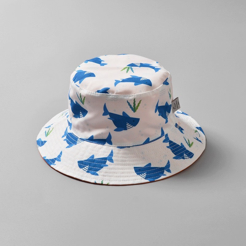 Cute Shark reversible bucket hat