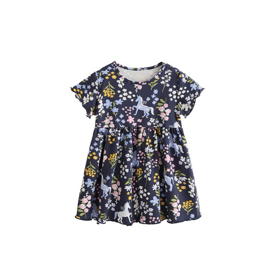 Enchanted Unicorn Garden Dress