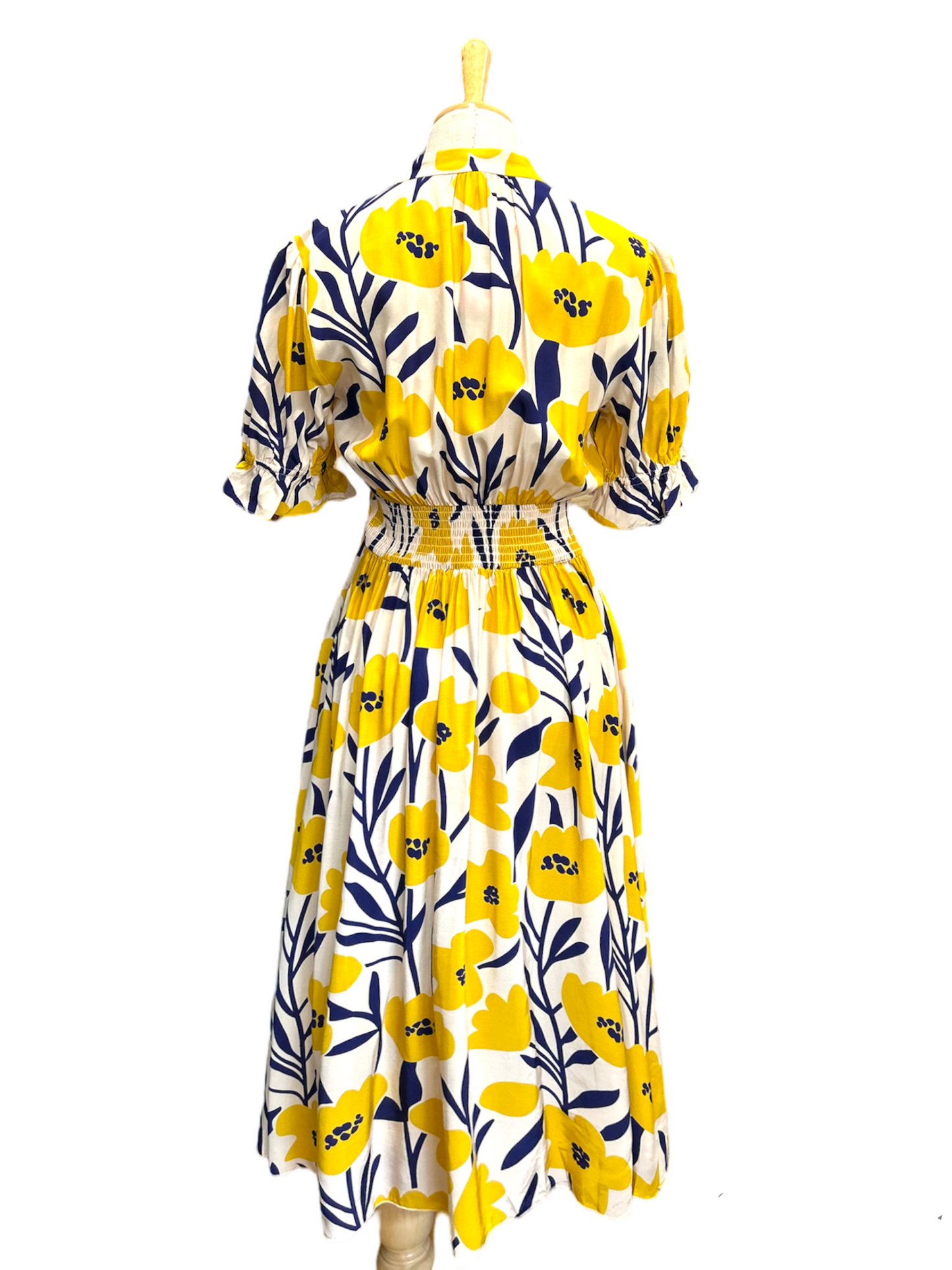 Phoebe Dress - Floral Yellow