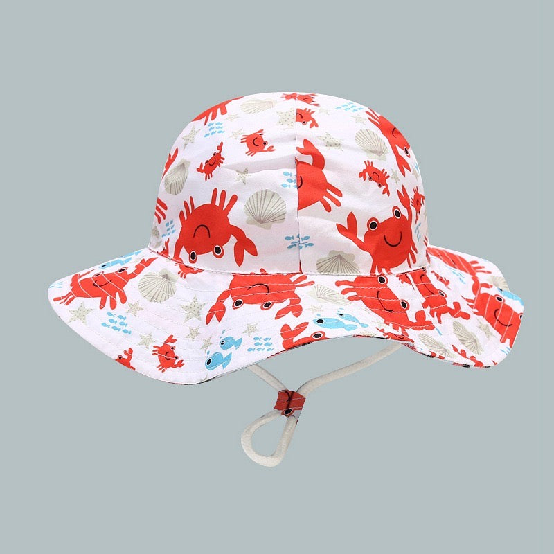Kids Sun hat - crab