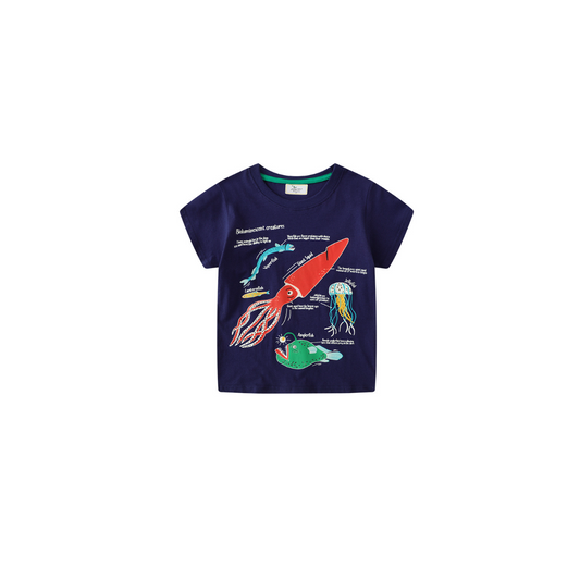 Glow in the dark Deep Sea Creatures Tee