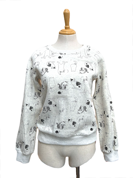 Amanda Sweater - cat (fleece)
