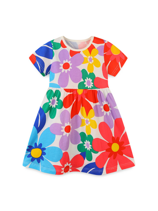 Floral Dress ( Size 3 & 4 years old ONLY)