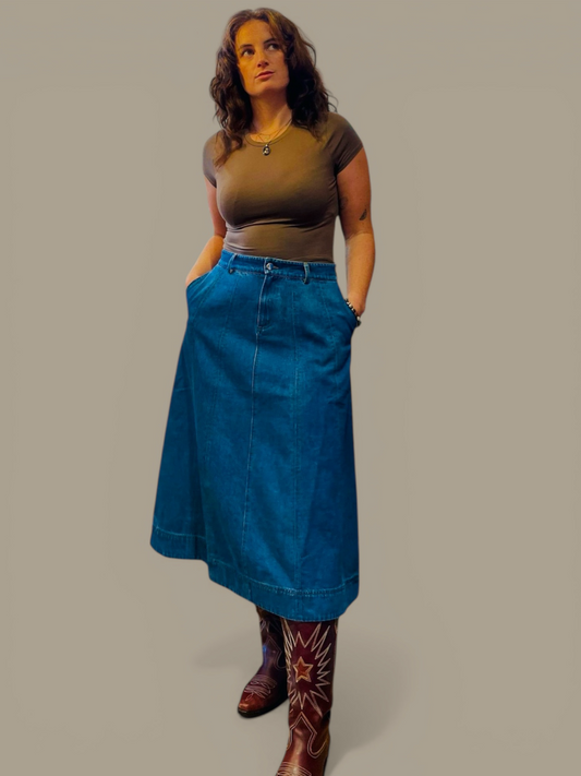 Aisha Denim Skirt