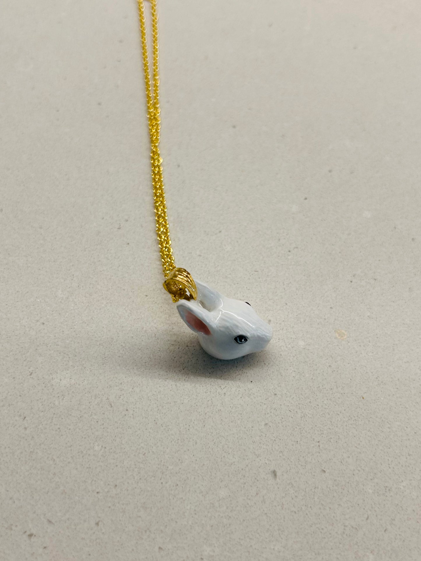Handmade Bunny Carrot Ring and Necklace