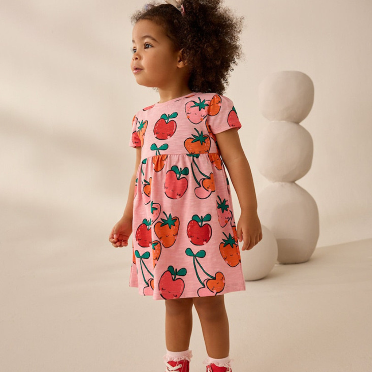 Kawaii Berries Pink Dress