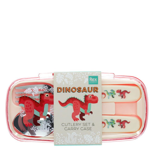 Rex London Child Cutlery Set - Baby Dino
