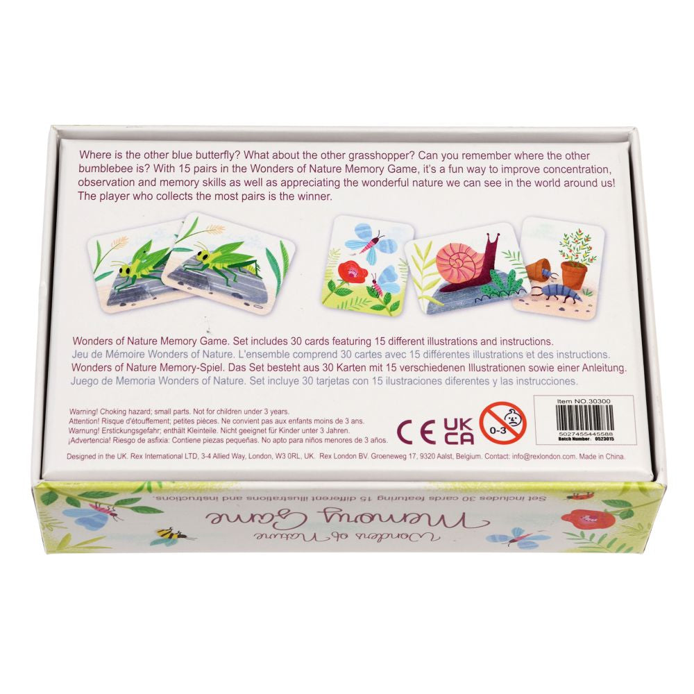 Rex London Memory Game - Wonders of Nature