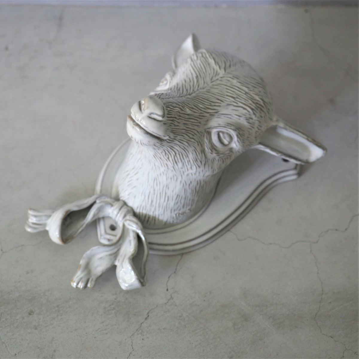 Ceramic Baby Goat Trophy