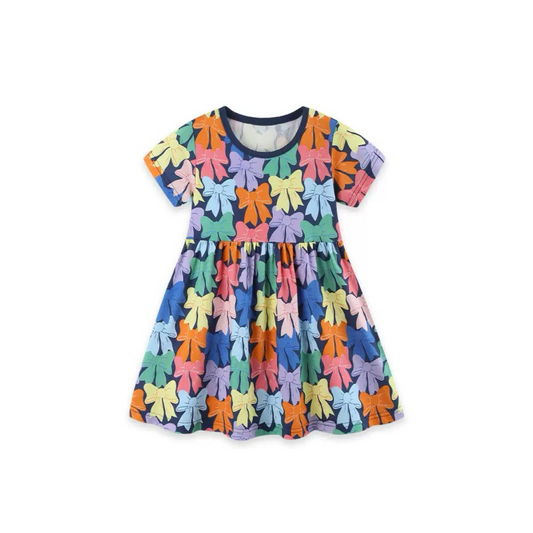 Bow Print Dress  (available 14th July)