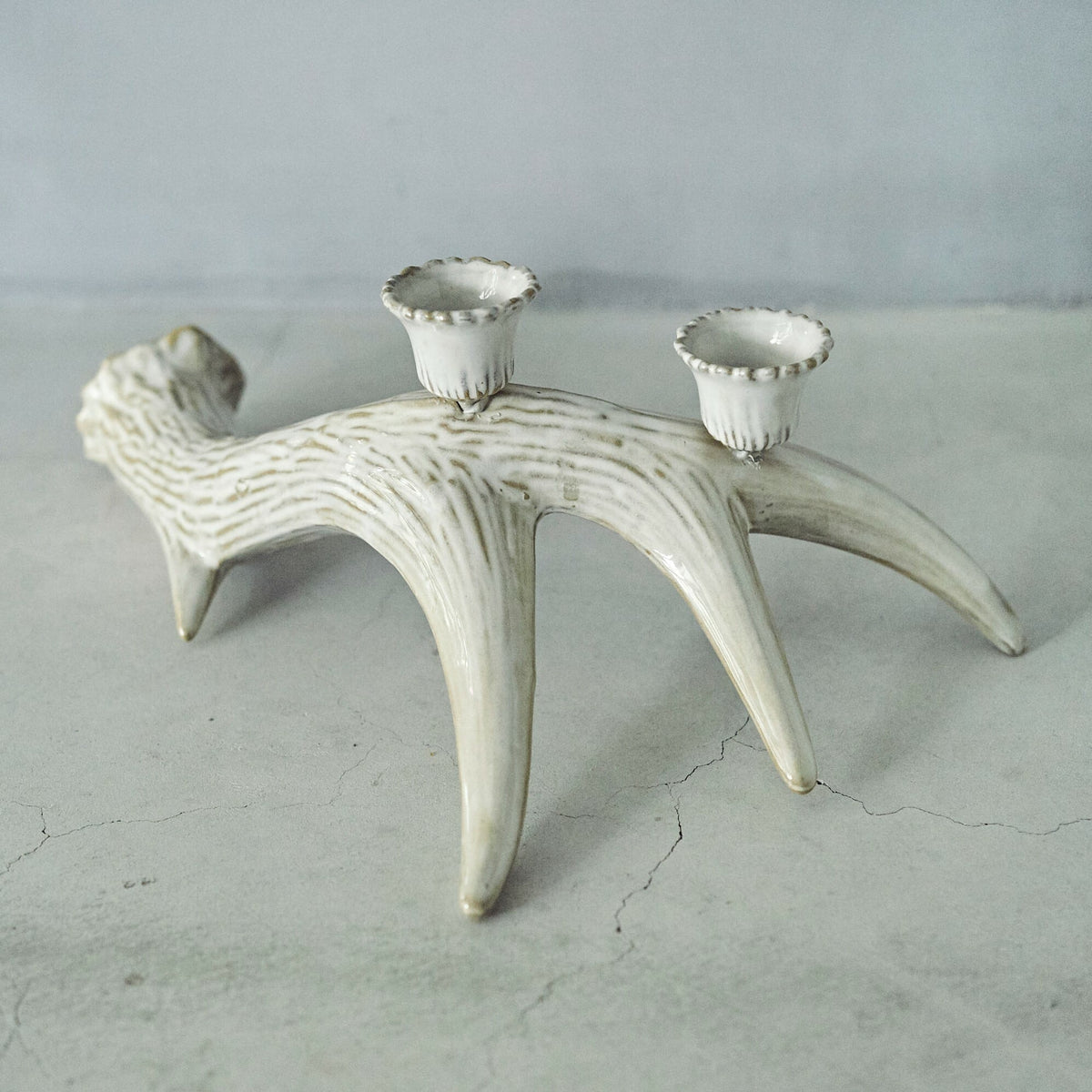 Ceramic Deer Antler Candle holder