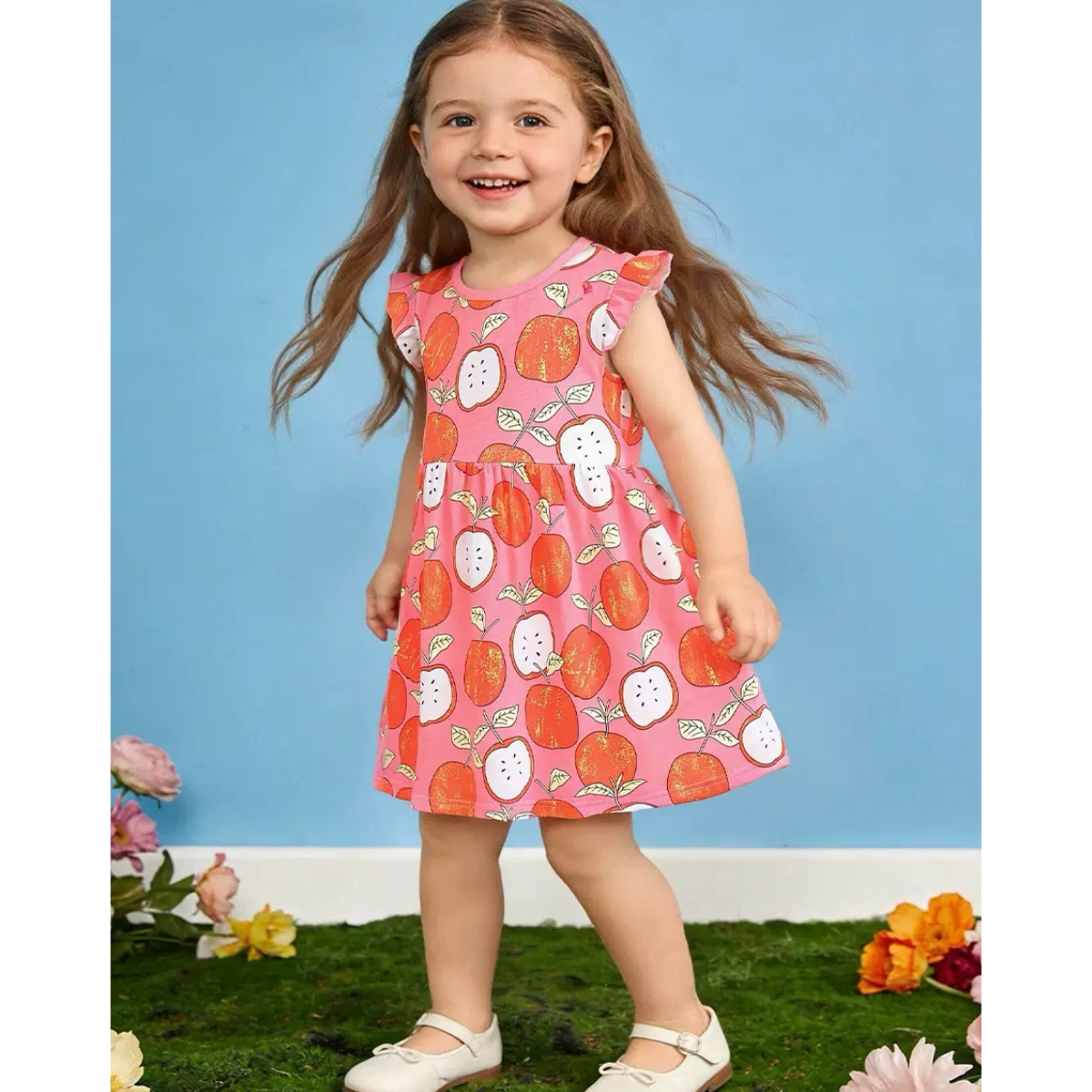 Apple Flutter Dress (available 14th July)