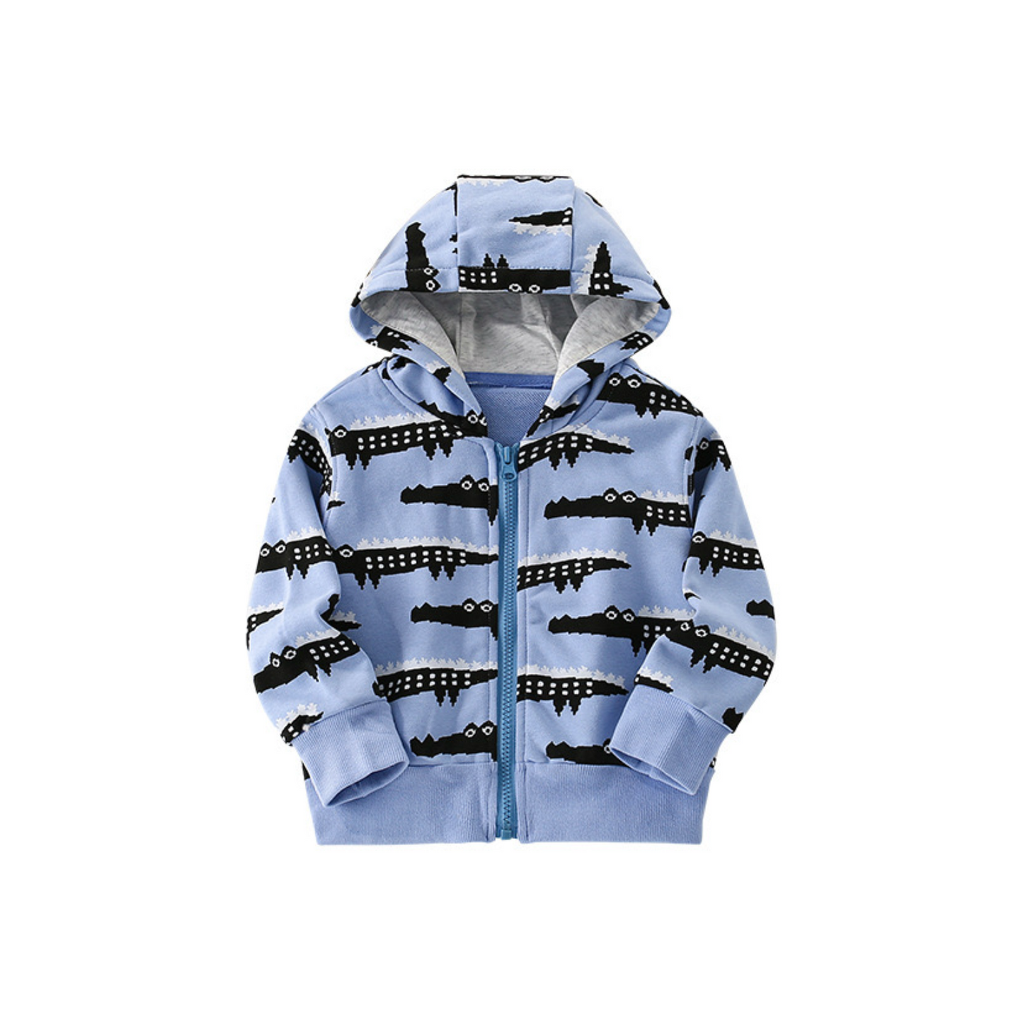 Crocodile Zip-Up Hoody