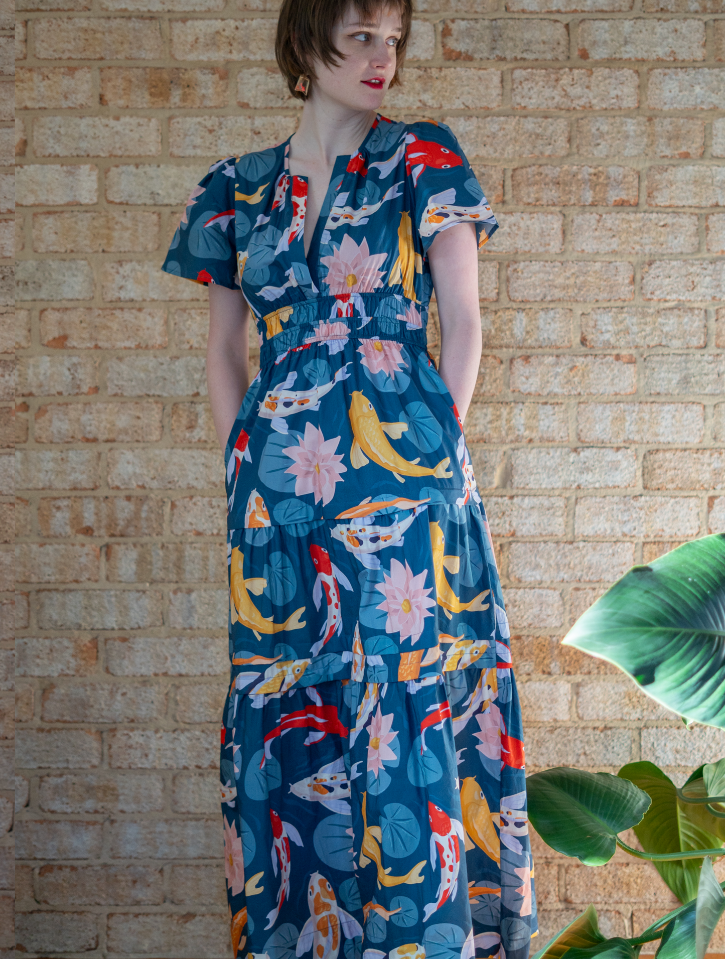 Hanna Dress - Koi Pond
