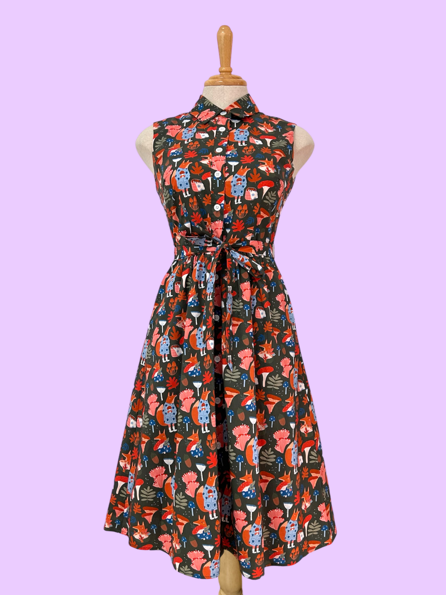 Great Adventure Dress - Fox mushroom