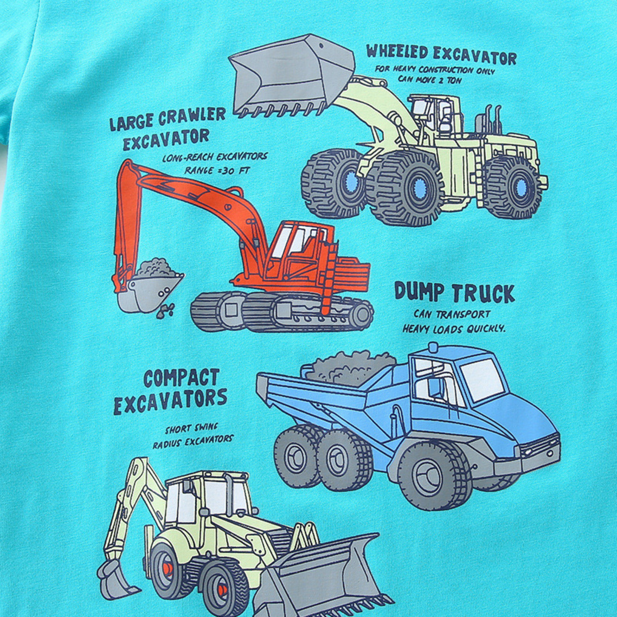 Construction Vehicles Tee