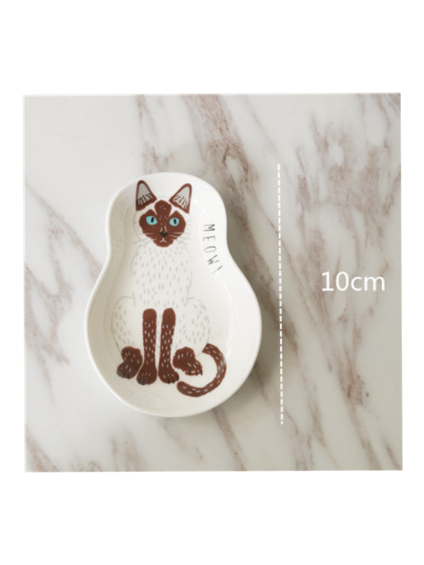 Ceramic jewellery dish - Cats