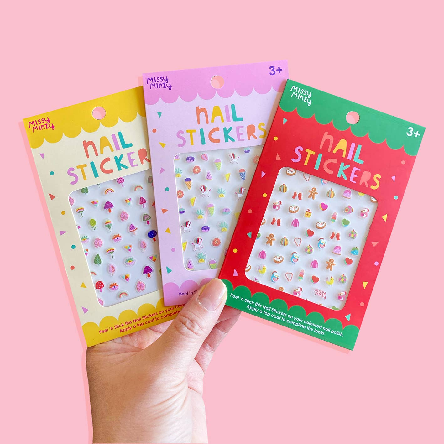 Birthday Party Nail Stickers, Wearable Art, Nail Decals