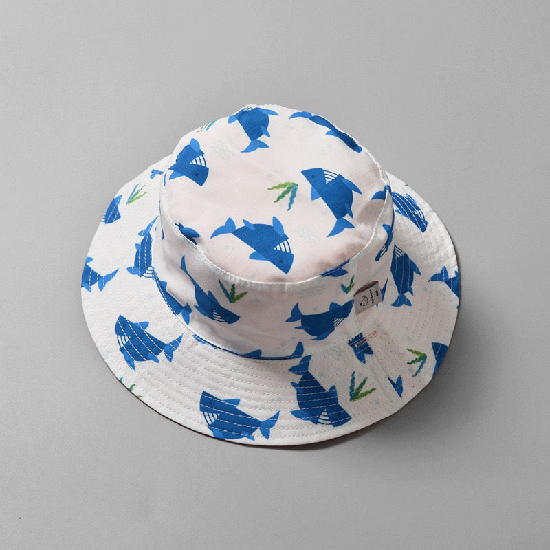 Cute Shark reversible bucket hat