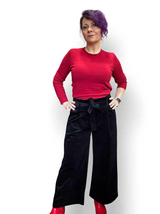 Zoey Pants - Corduroy black