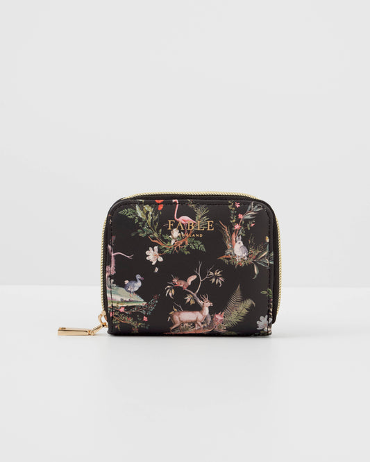 FABLE Wonderland Black Small Wallet