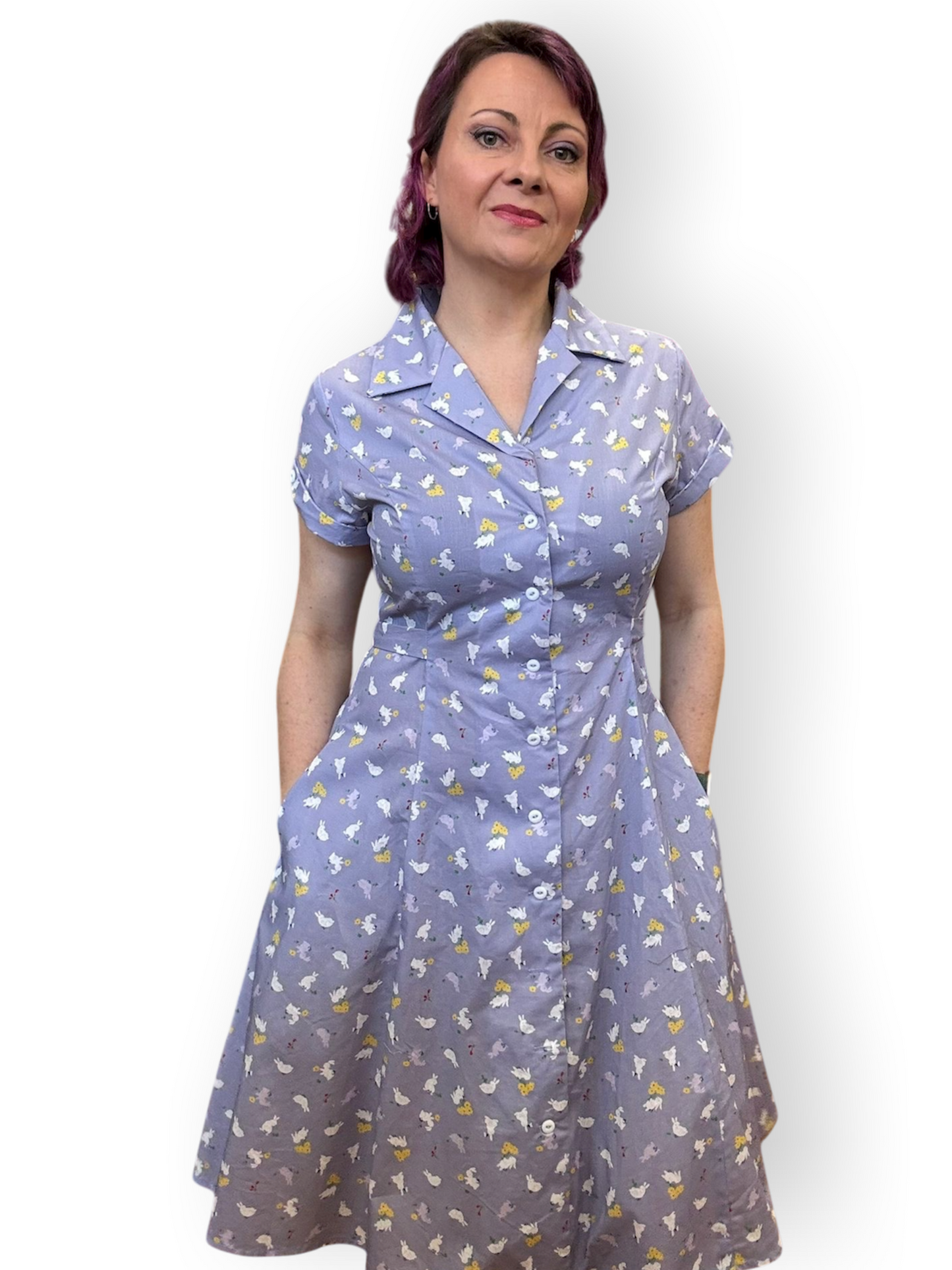 Sweet Temptation Dress - lavender bunny