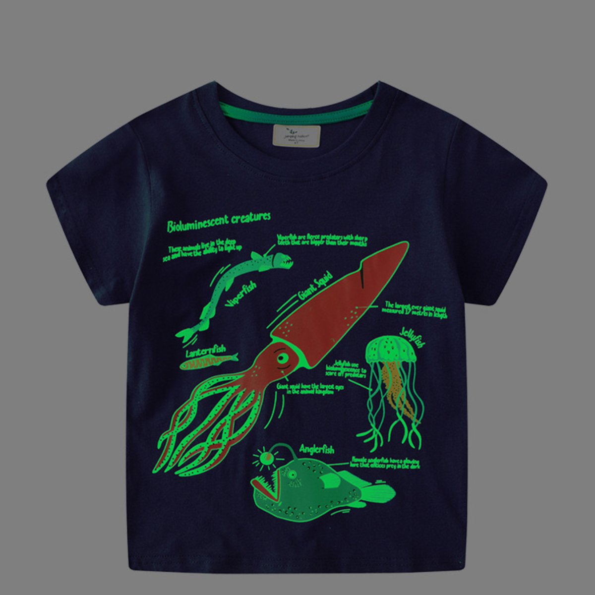 Glow in the dark Deep Sea Creatures Tee