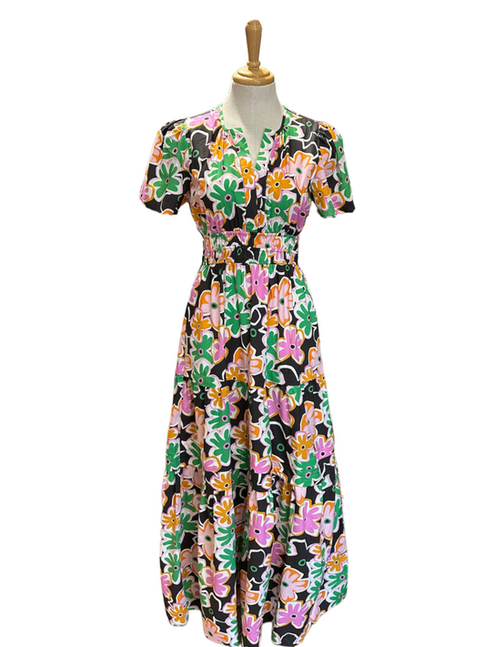 Hanna Dress - playful floral