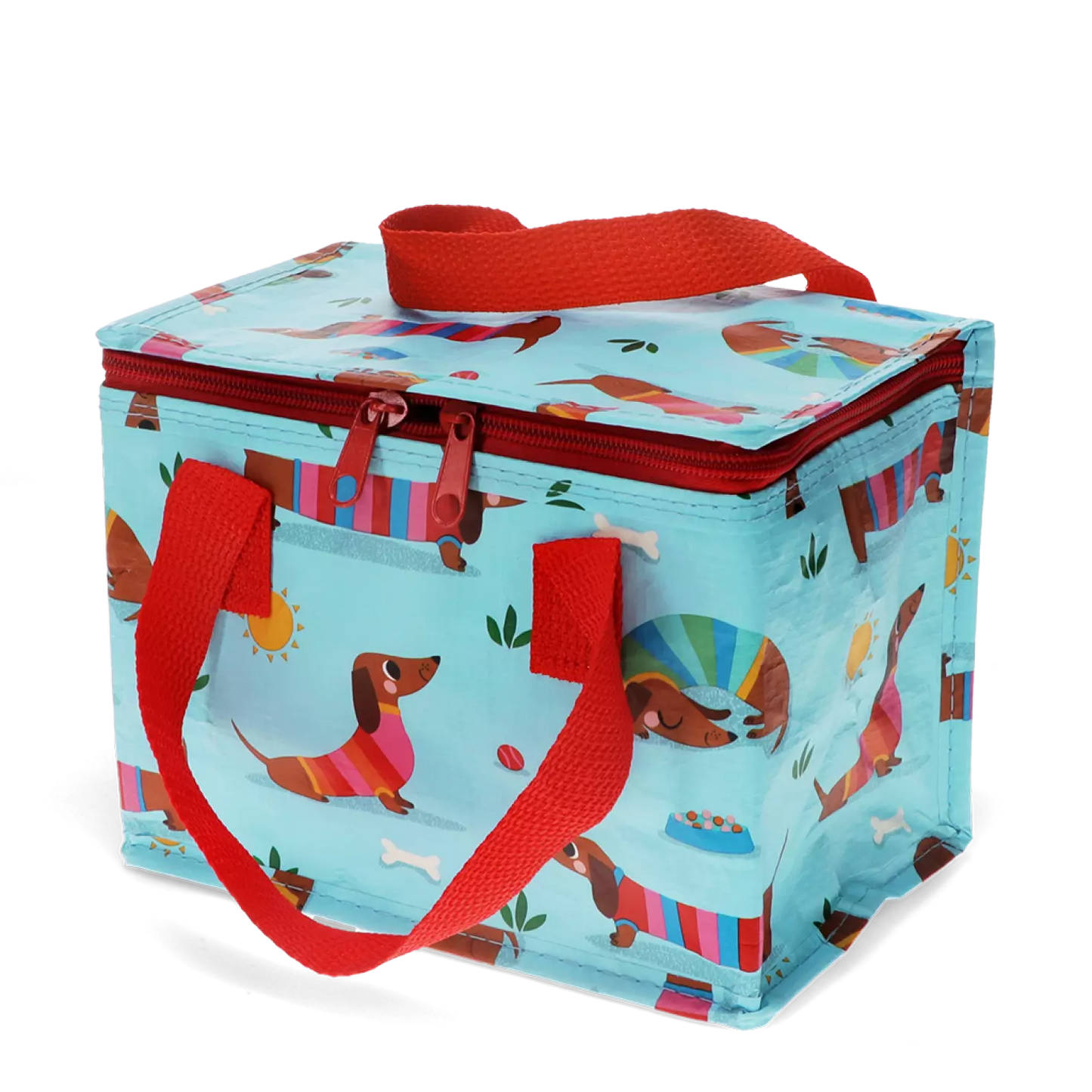 REX LUNCH BAG - sausage fog blue