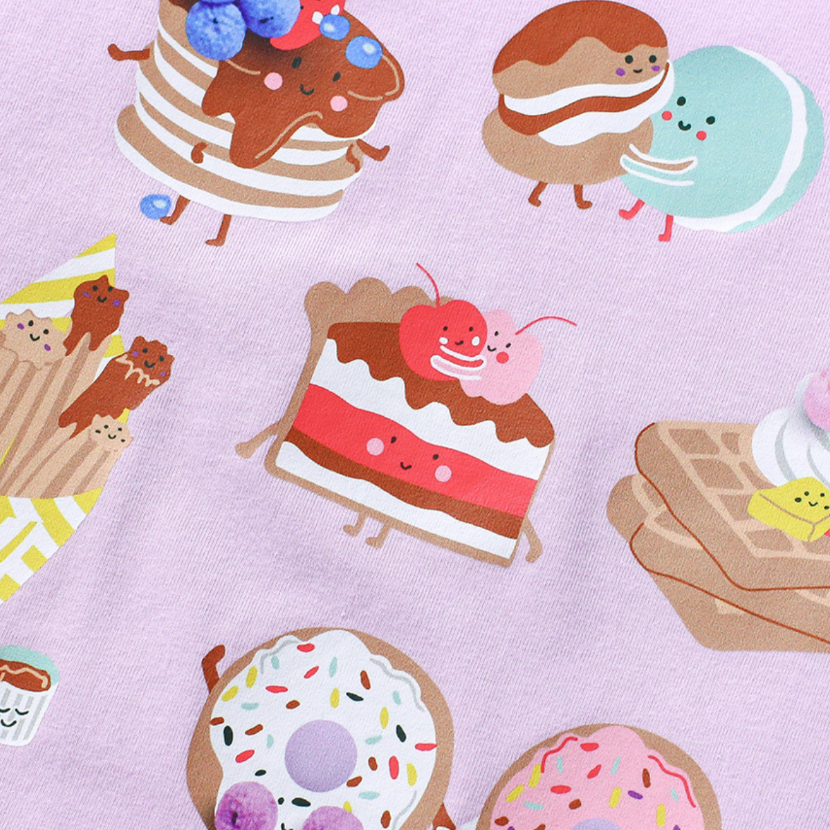 Happy Dessert Lilac Tee
