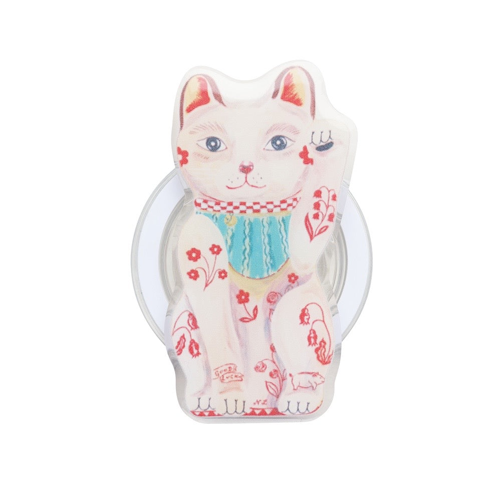 Nathalie Lete Phone grip Lucky cat
