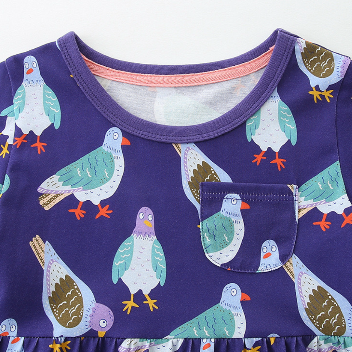 Pigeon Print Dress