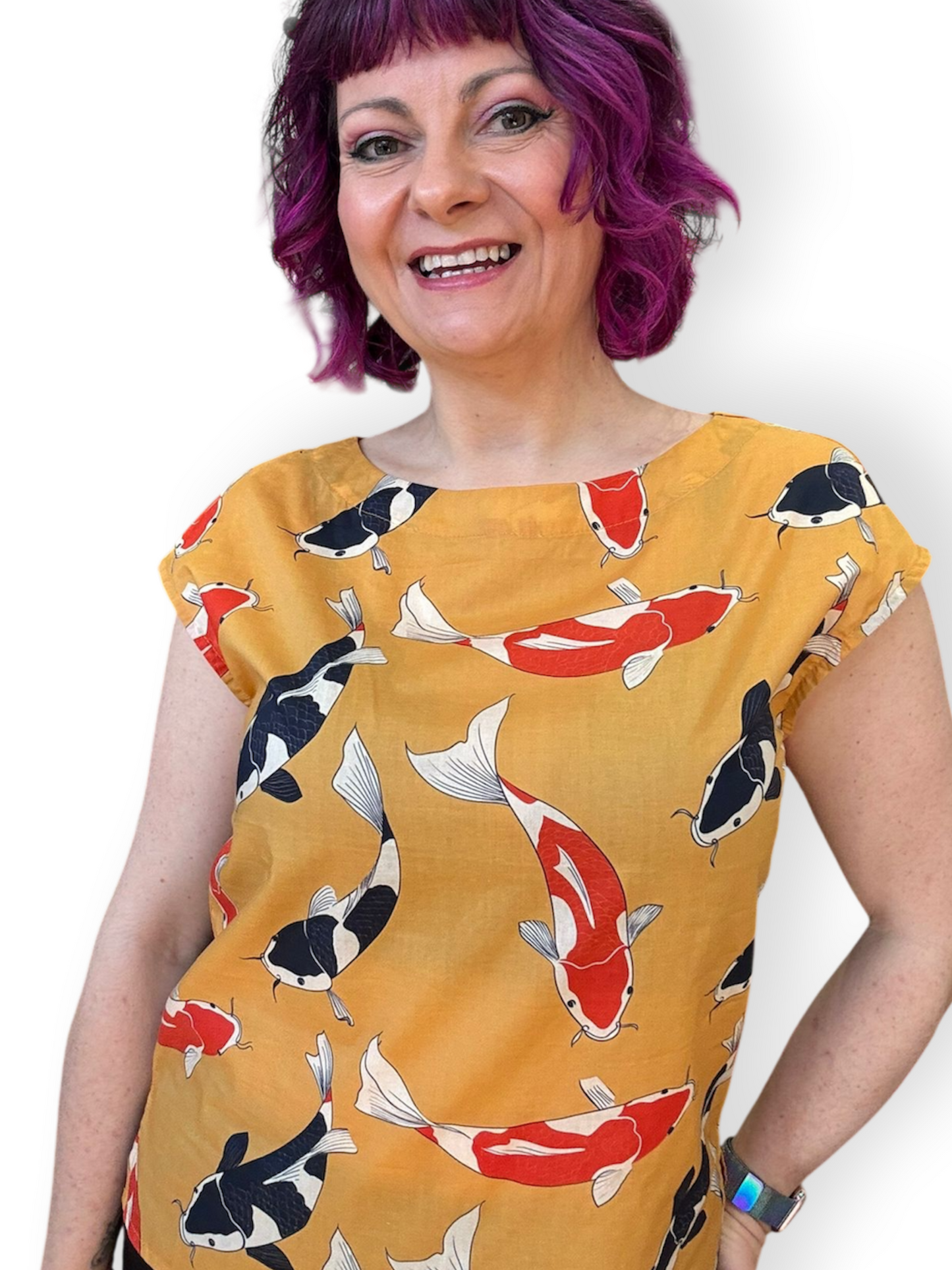 Lindsey Top - Koi Yellow
