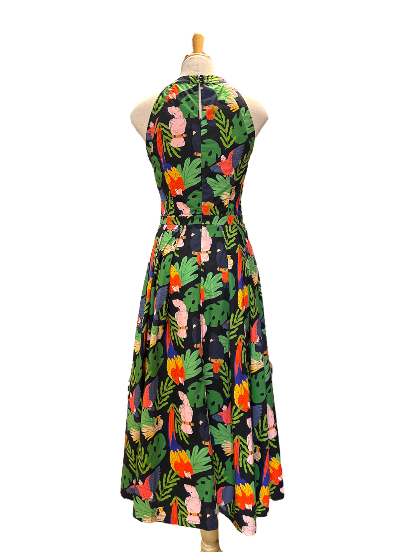Find Me Under The Palm Dress - parrot