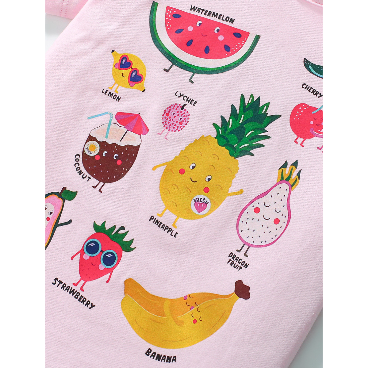 Happy Pink Fruit Tee