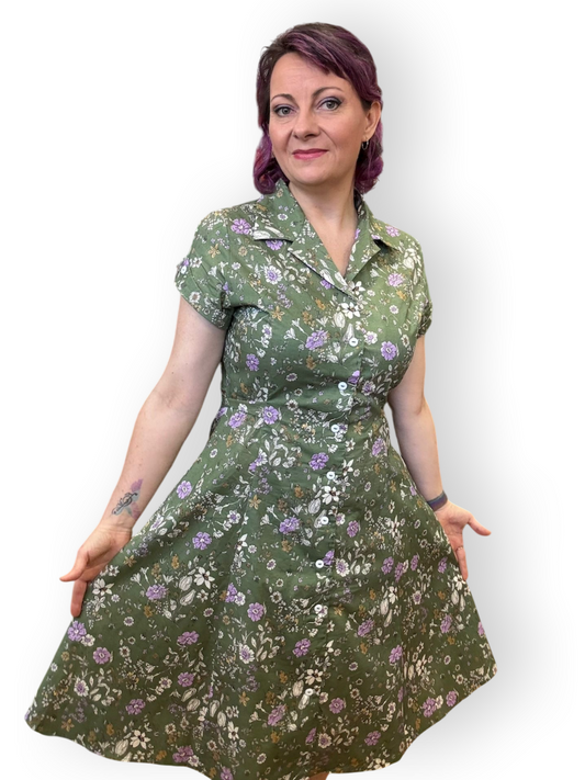 Sweet Temptation Dress - Olive Grove