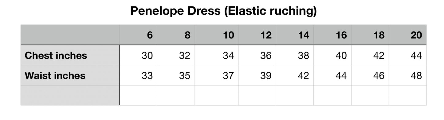 Custom Made Penelope Dress