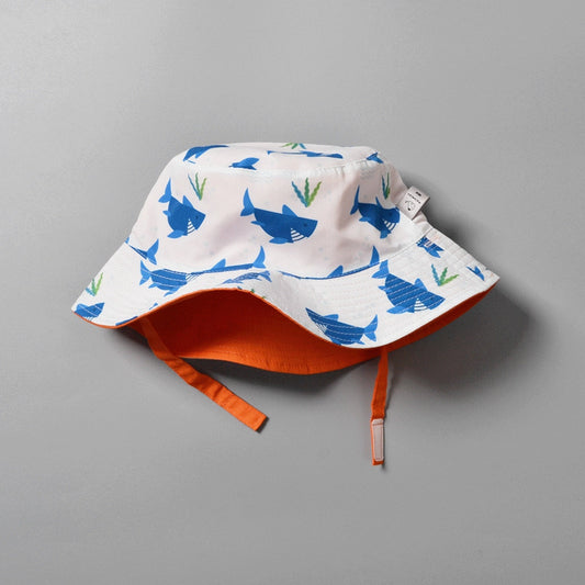 Cute Shark reversible bucket hat