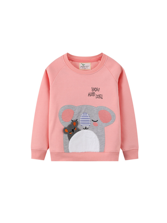 Sweet koala pocket pullover