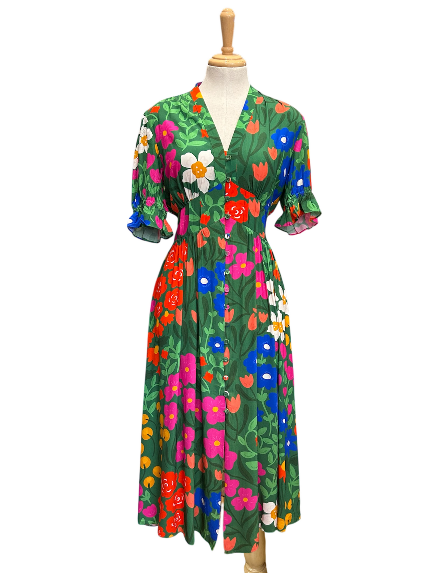 Phoebe Dress - Colourful Meadow