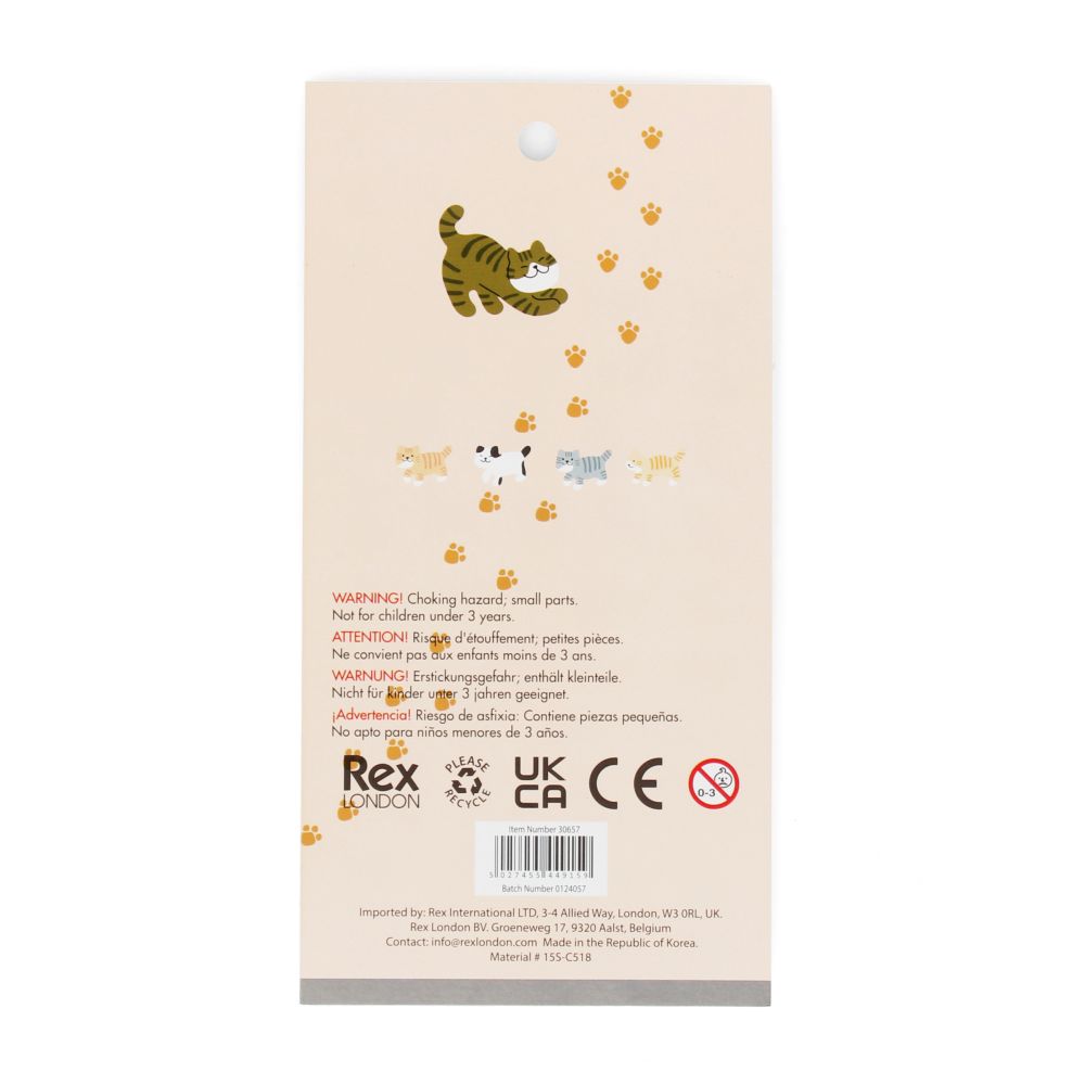 Rex London Puffy Sticker - cat