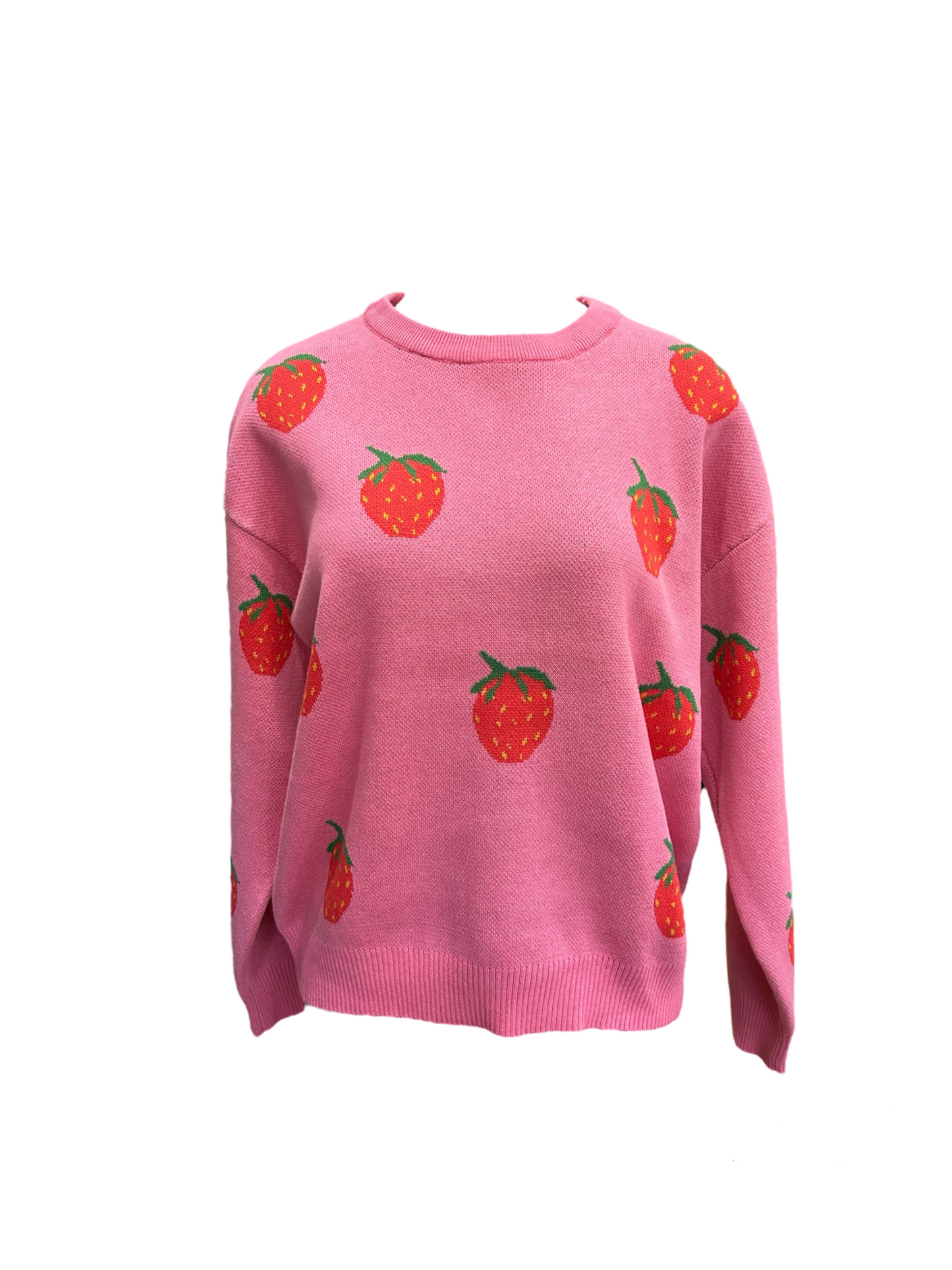 Strawberry Knit Pullover