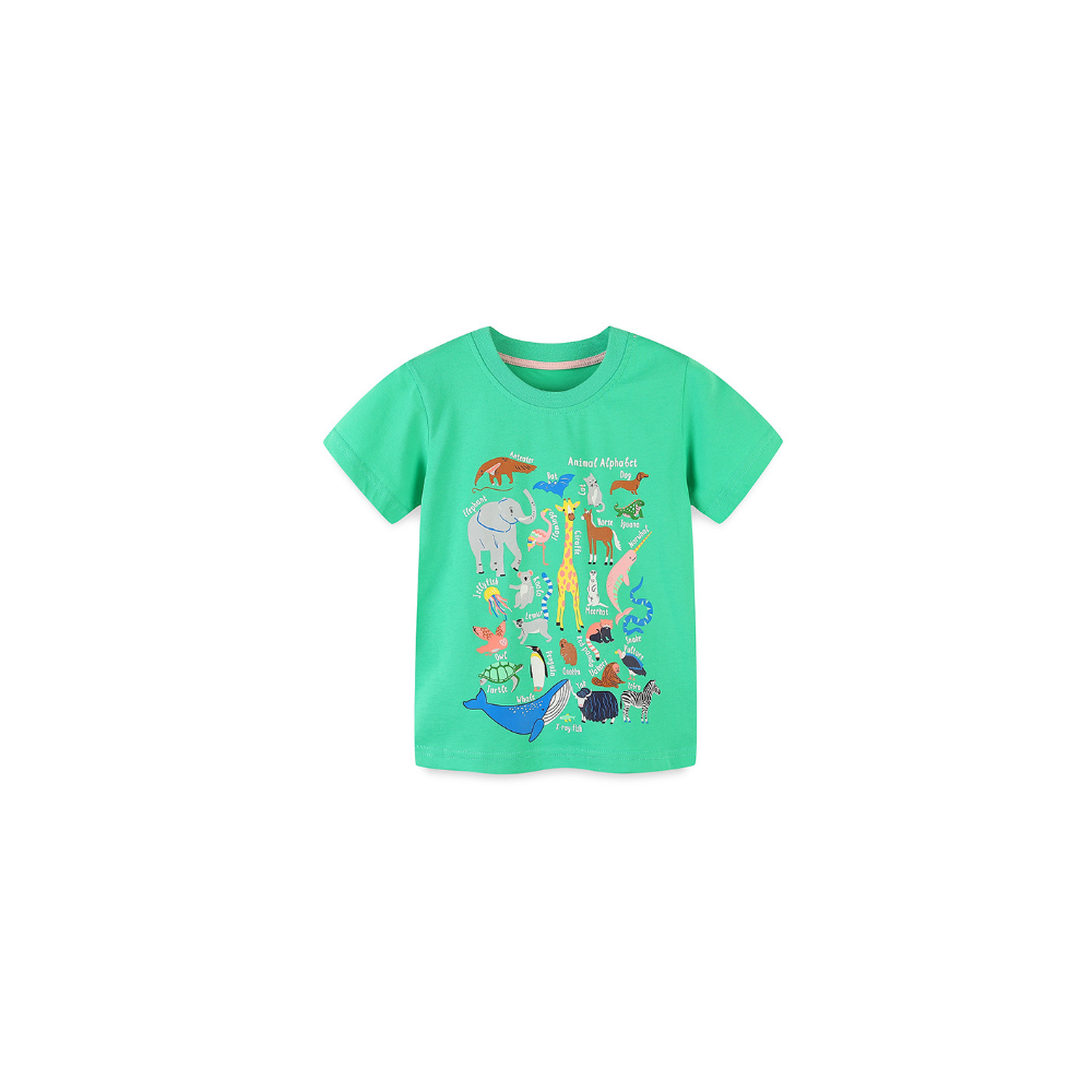 Animal Alphabet kids tee
